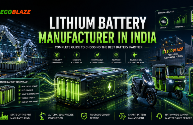 Lithium Battery Manufacturer in India Complete Guide to Choosing the Best Battery Partner