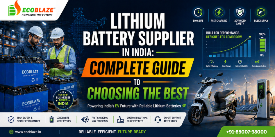 Lithium Battery Supplier in India: Complete Guide to Choosing the Best