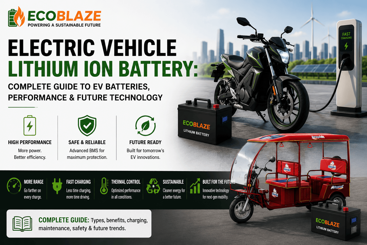 Electric Vehicle Lithium Ion Battery Complete Guide to EV Batteries, Performance & Future Technology