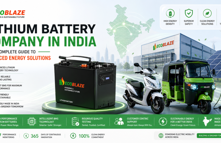 Lithium Battery Company in India Complete Guide to Advanced Energy Solutions