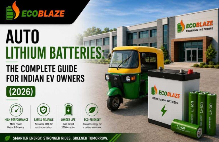 Auto Lithium Batteries in India Complete Guide for EV Owners