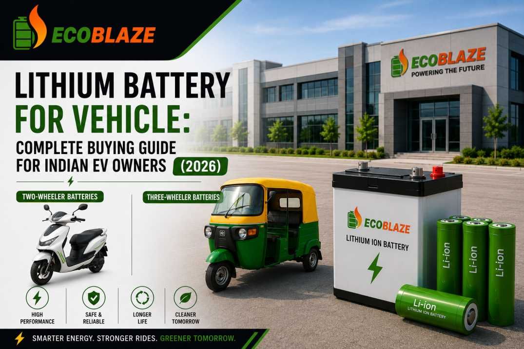 Lithium Battery for Vehicle Complete Buying Guide for Indian EV Owners (2026)