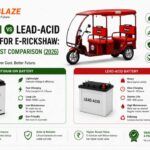 Lithium vs Lead-Acid Battery for E-Rickshaw The True Cost Comparison (2026)